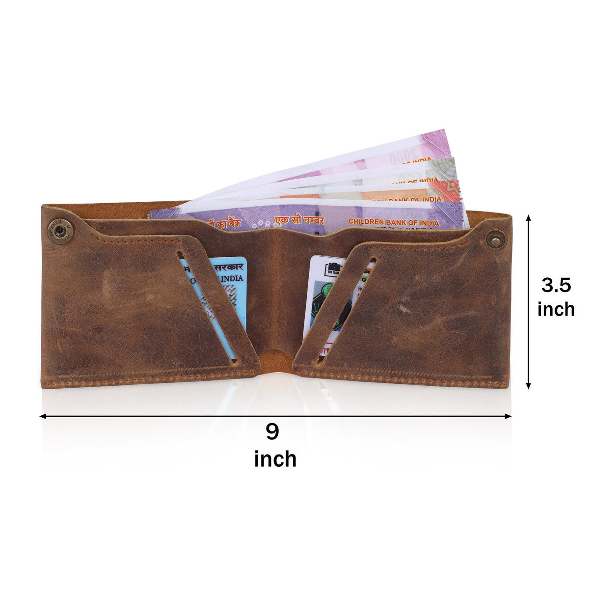 Oil pullup Leather Antique wallet