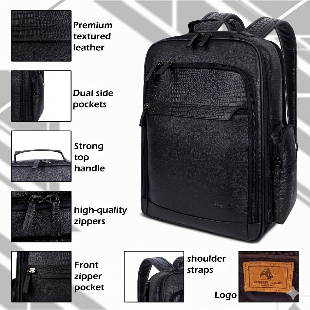 MOKO Leather Backpack