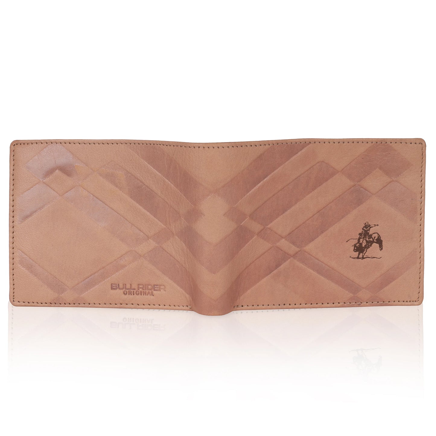 MENS CROSS DESIGN NEWBUCK LEATHER WALLET