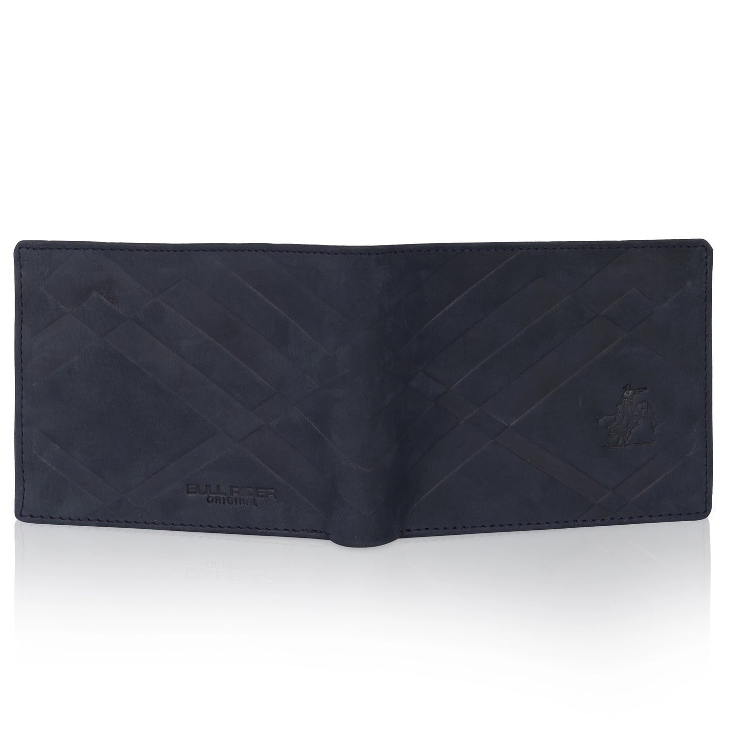MENS CROSS DESIGN NEWBUCK LEATHER WALLET