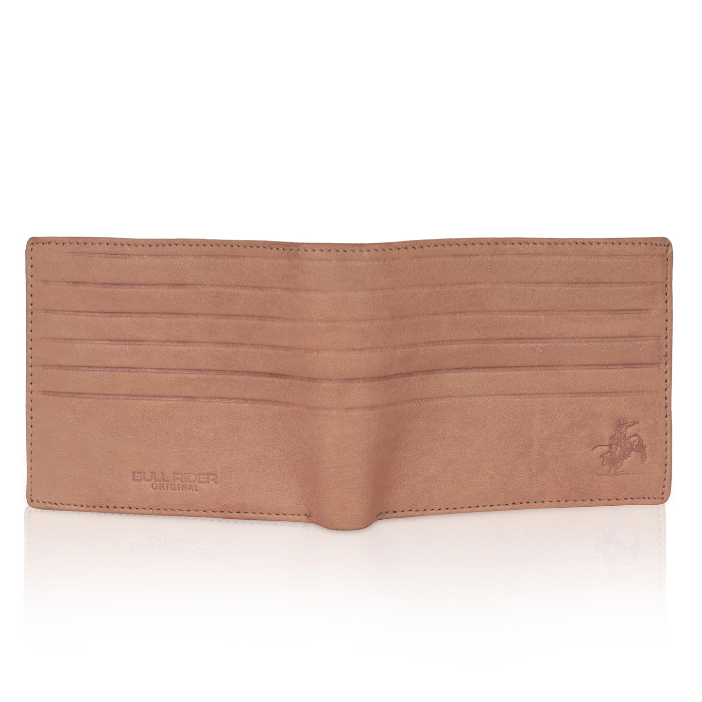 MENS 5LINE DESIGN NEWBUCK LEATHER WALLET