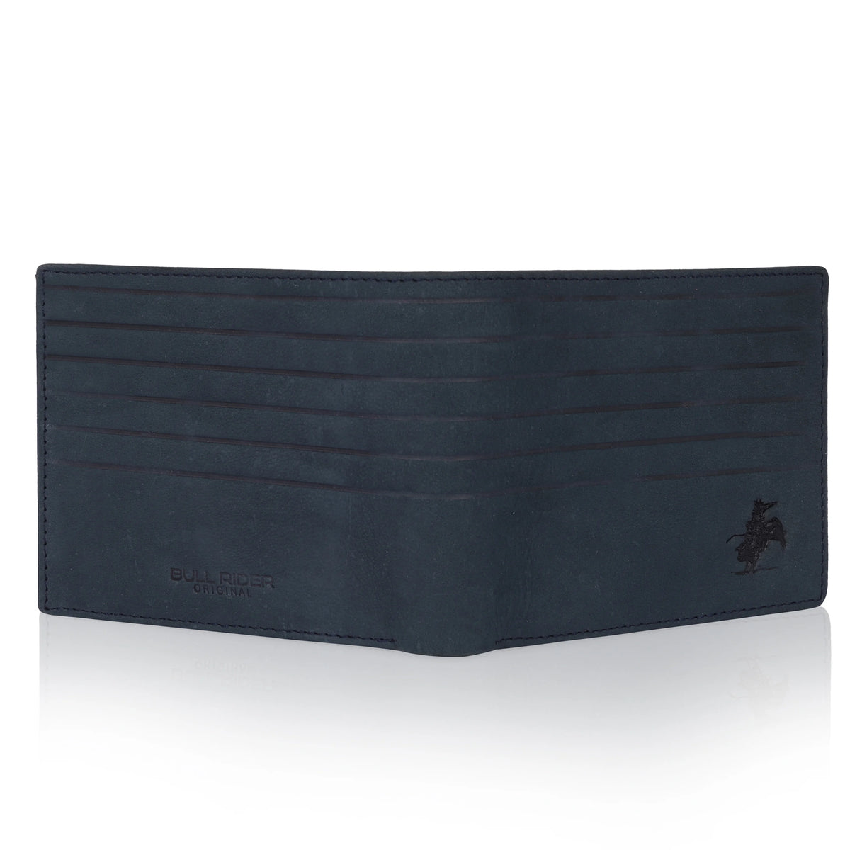 MENS 5LINE DESIGN NEWBUCK LEATHER WALLET