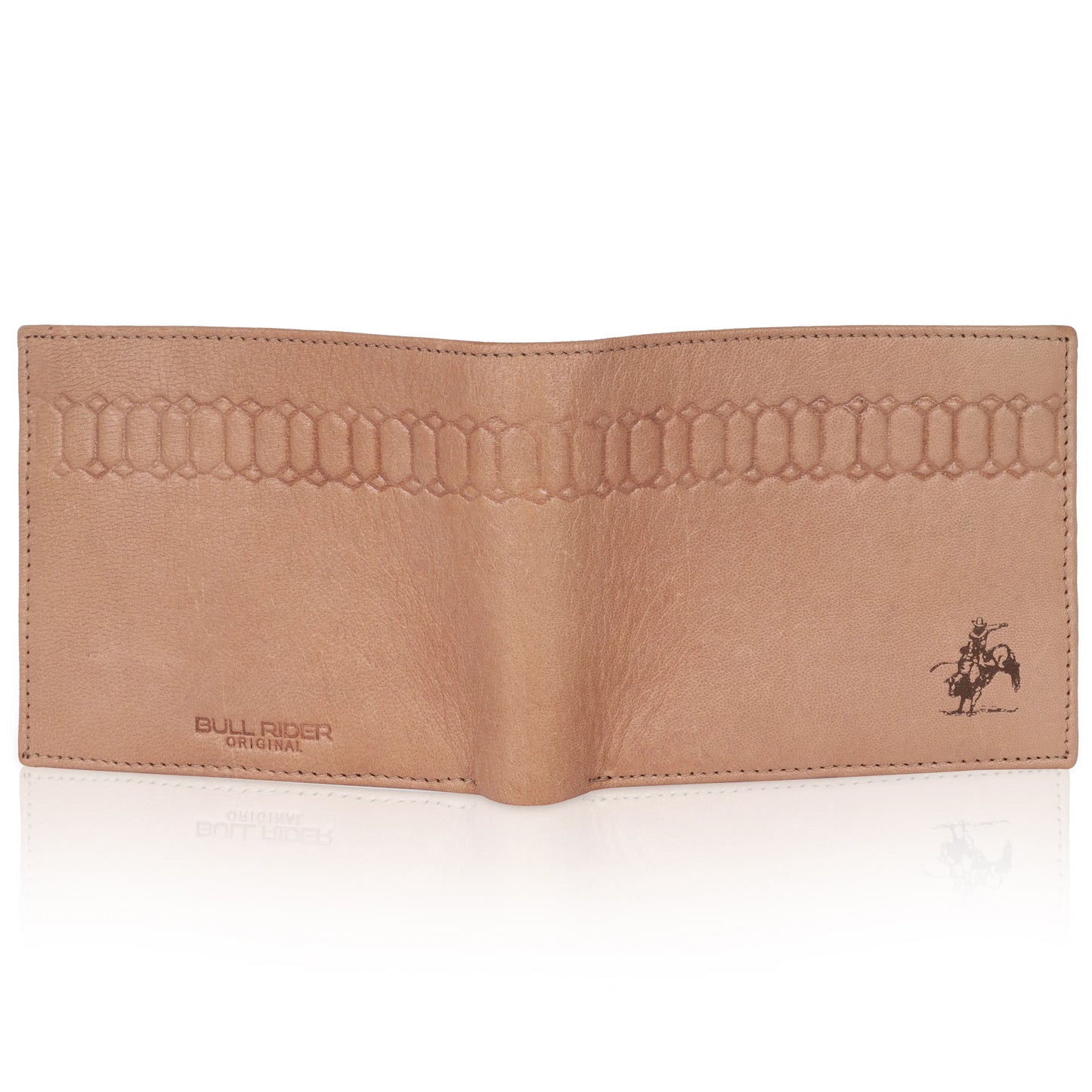 MENS DIAMOND DESIGN NEWBUCK LEATHER WALLET