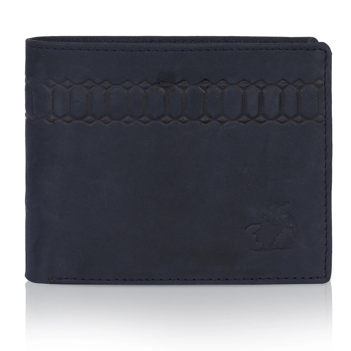 MENS DIAMOND DESIGN NEWBUCK LEATHER WALLET