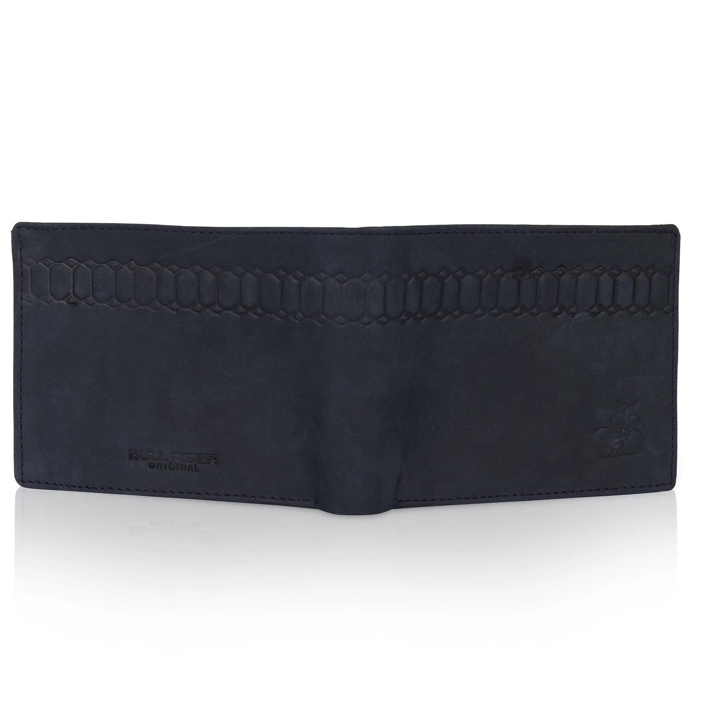 MENS DIAMOND DESIGN NEWBUCK LEATHER WALLET