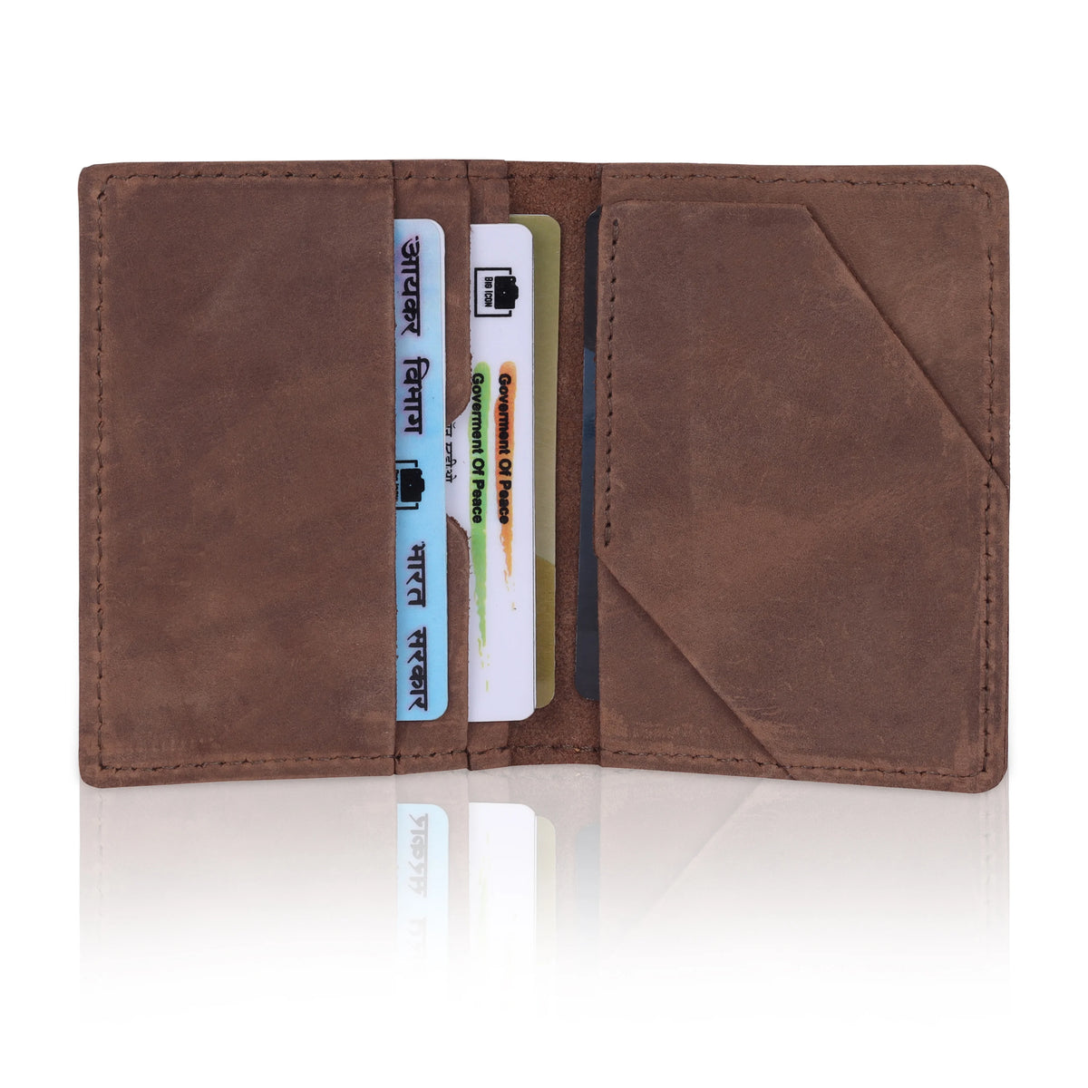 UNISEX ANTIQUE LEATHER CARD HOLDER
