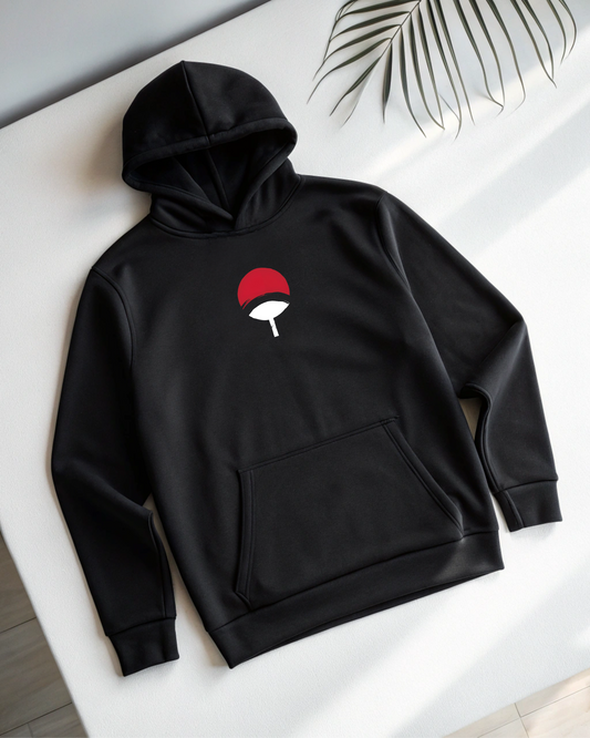 Itachi Uchiha Anime Hoodie – Black Red Akatsuki Graphic Pullover